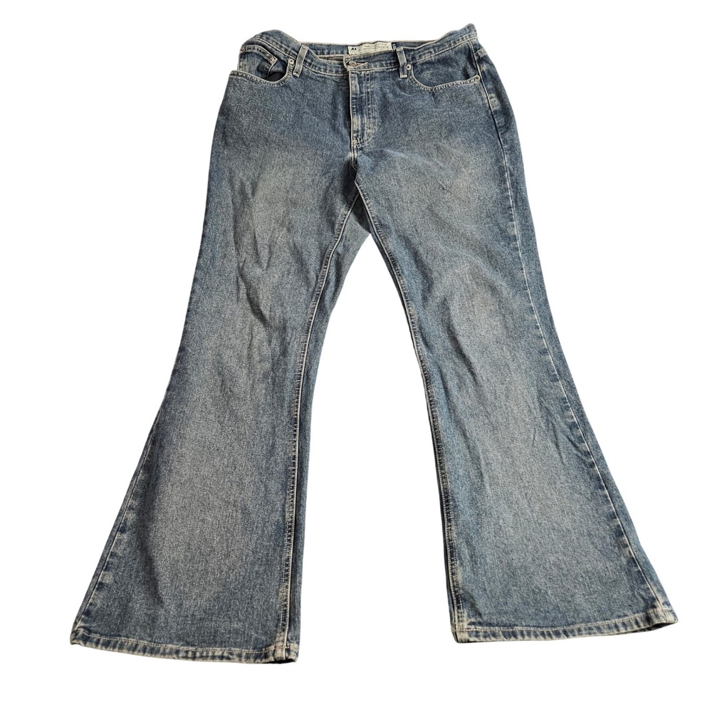 American‎ Eagle Womens Bootcut Jeans Size 12 Blue Medium Wash Flare Y2K Denim
